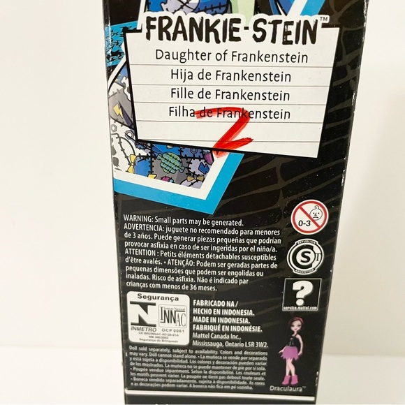 Monster High Frankie Stein Doll Damaged Box - Picture 8 of 16